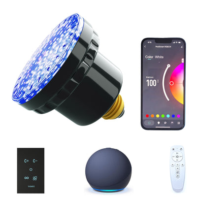 Smart Spa Lights  Bulb  & Control Kit for In-ground Spa Lights Fixture, 120VAC