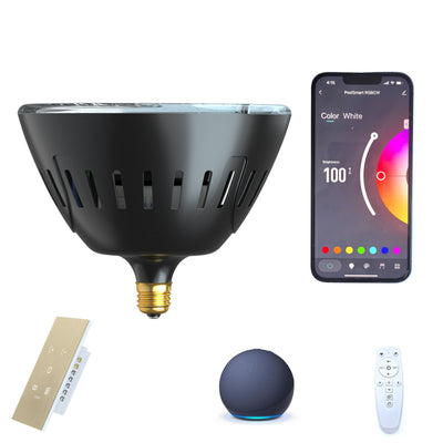 Smart Pool Lights  Bulb & Control Kit for In-ground Pool Lights Fixture, 12VAC